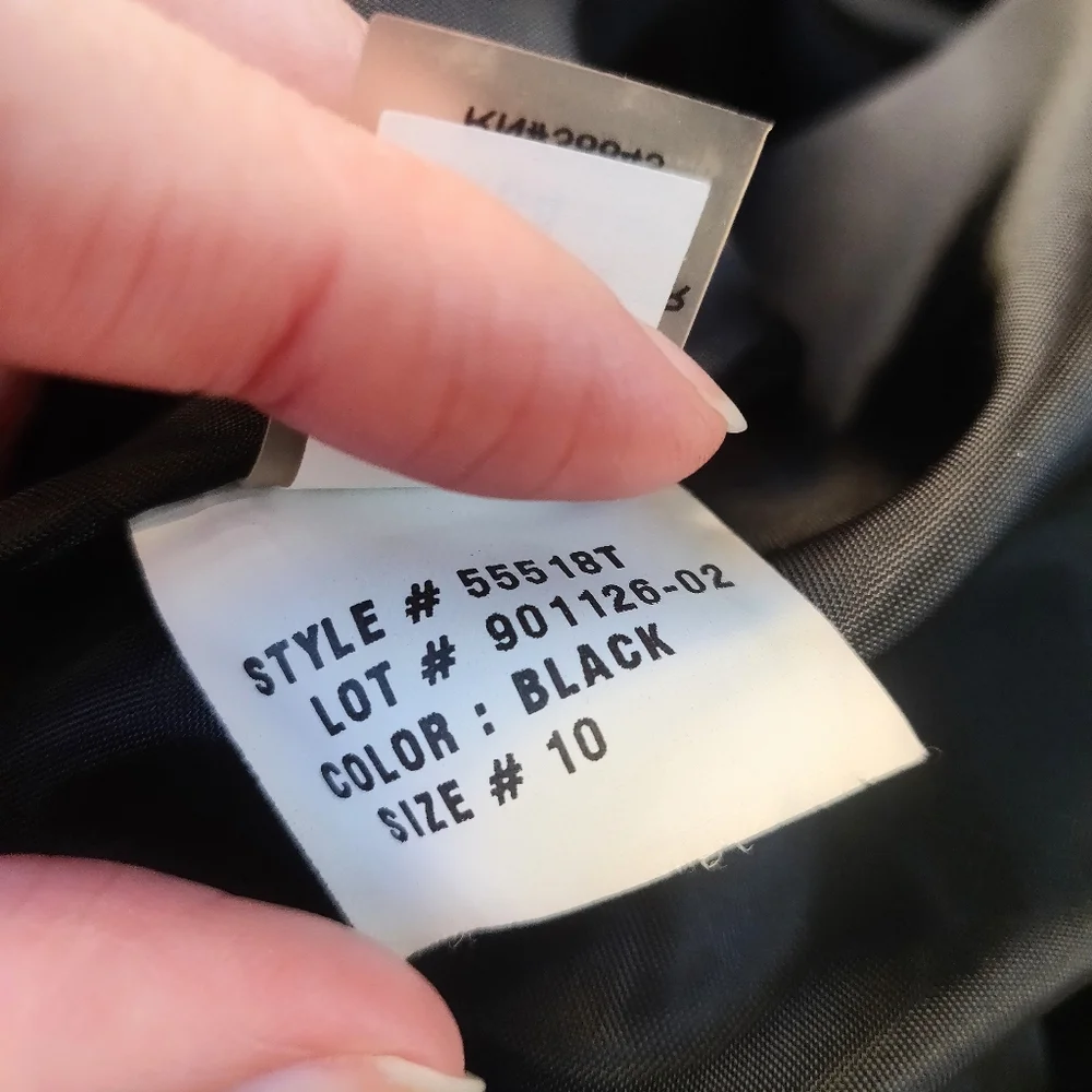 Tahari Courtney Military Wool Blend Peacoat - Picture 8 of 11